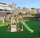 Parco giochi con torretta e scivolo Blue Rabbit Palazzo certificato TUV