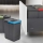 Vassoio con contenitori raccolta differenziata per cassetti in vendita online da mybricoshop