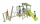 Torretta con scivolo Savannah certificata  per uso pubblico in vendita online da Mybricoshop
