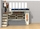 Soppalco Valentina su misura  integrato con armadio, letto, libreria, zona giorno in vendita online da Mybricoshop 