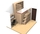 Soppalco su misura  Fiona integrato con armadio, letto, libreria, zona giorno in vendita online da Mybricoshop 